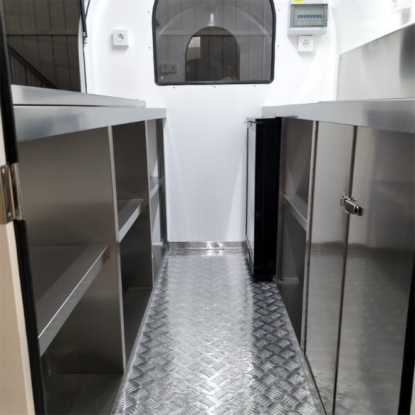 Retro Food Trailer PFR2216D im Round Top Design